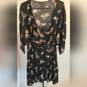 Kimono mini‎ flower dress